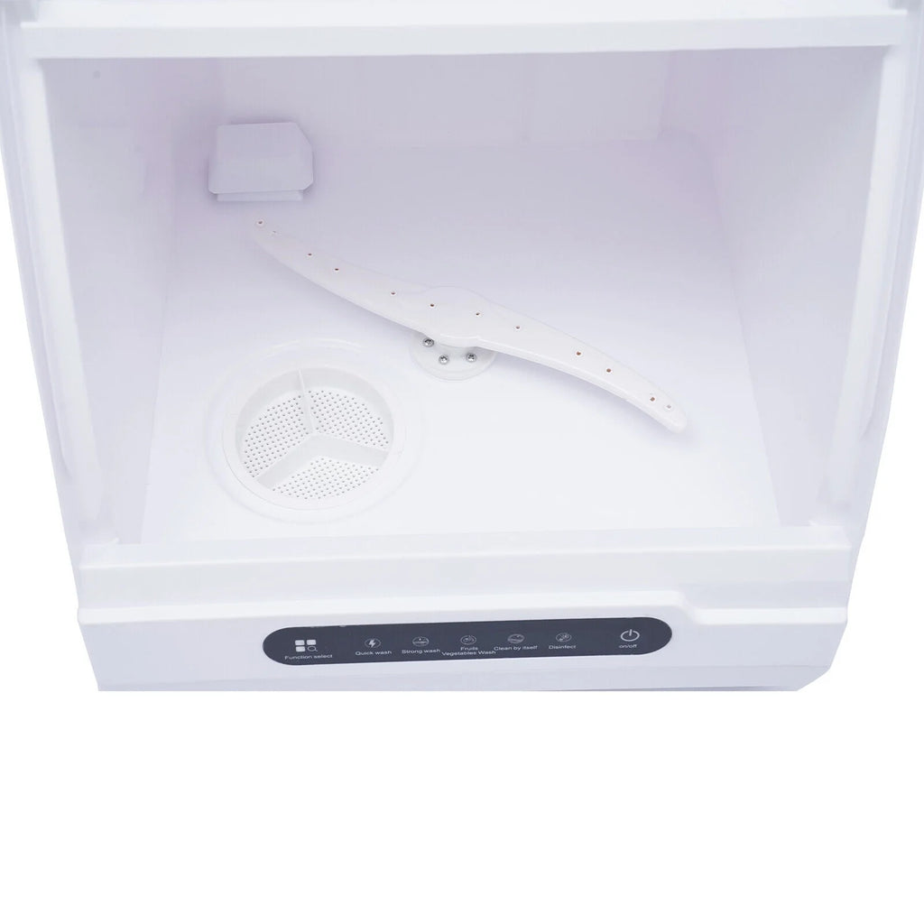 Mkyiongou Compact Countertop Dishwasher with Full Panel Control, 50 dB