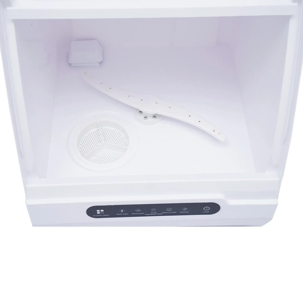 Mkyiongou Compact Countertop Dishwasher with Full Panel Control, 50 dB
