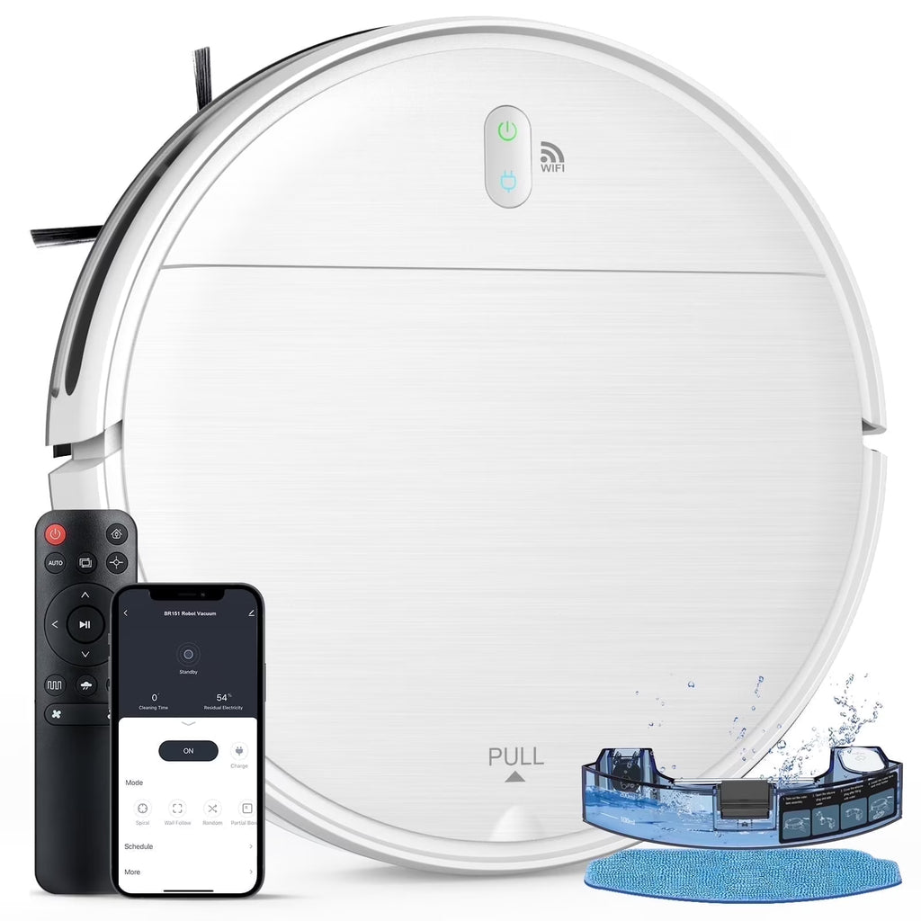 ONSON Robot Vacuum Cleaner, 2 in 1 Mop Combo for Pet Hair, Hard Floor