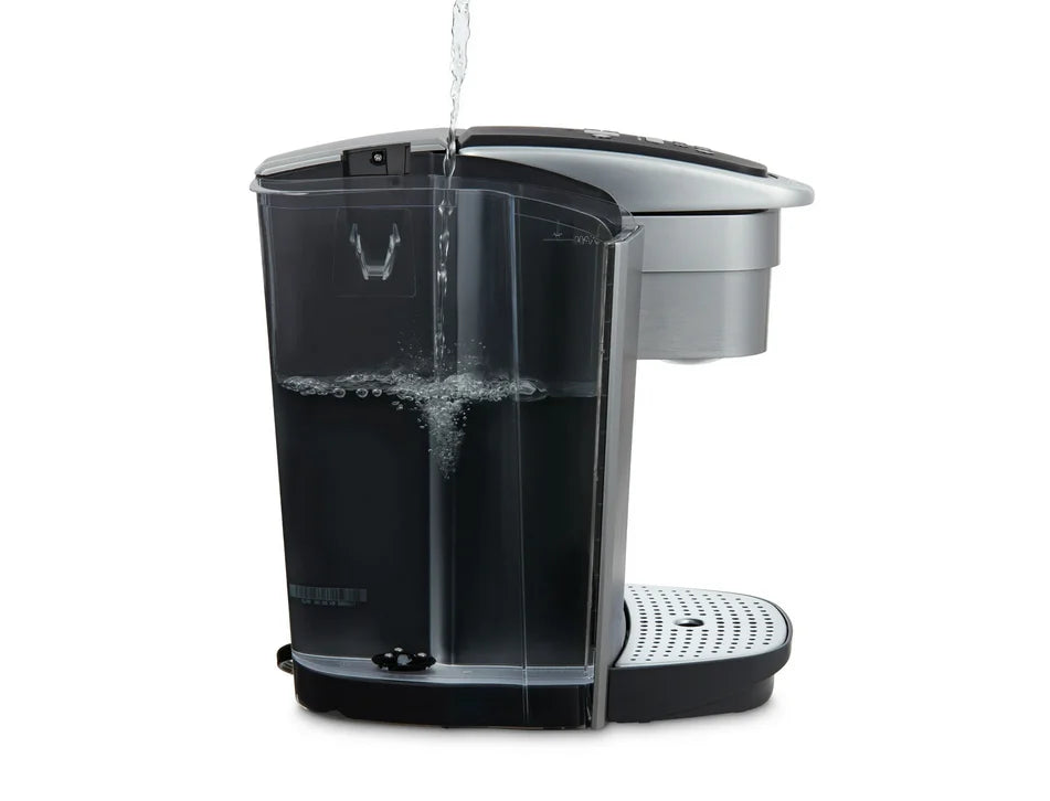 Restored Keurig K-Elite Single-Serve K-Cup Pod Coffee Maker, Brushed Slate (Refurbished)