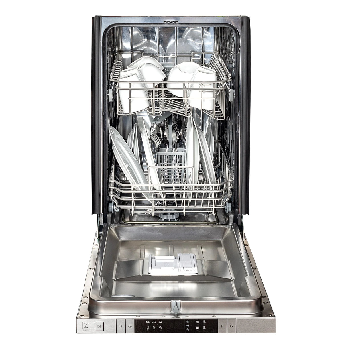 24-inch inch Top Control Dishwasher in Oil-Rubbed Bronze with Stainless Steel Tub and Modern Style Handle