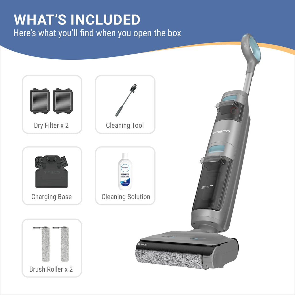Tineco GO SENSE Cordless Smart Floor Washer, Multi-Surface Wet Dry Vacuum / Mop (GH301)