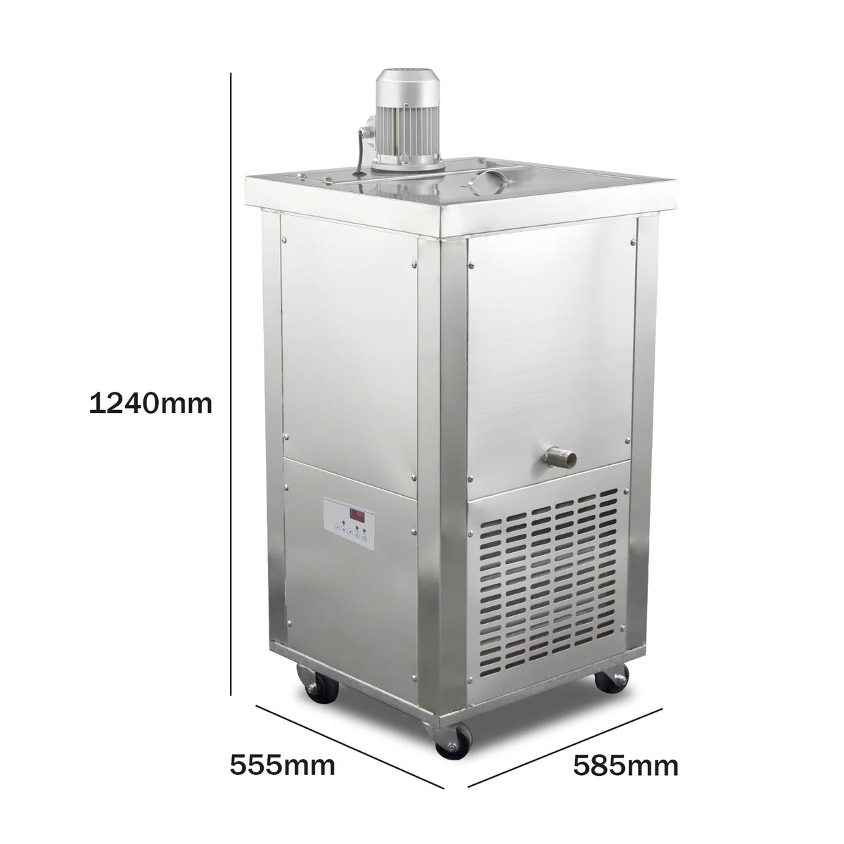 Kolice Commercial Popsicle Ice Cream Machine,Ice Bars Machine, Ice Pops Maker-Included 1 Stainless Steel Mold Set