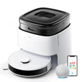 Lefant M3 Robot Vacuum and Mop, 12,000Pa Suction, All-in-One Base Station, Anti-Tangle Brushes & Dual Spinning Mop, 113��F Hot Water Auto Mop Washing & Cool Air Drying, Self-Emptying & Refilling