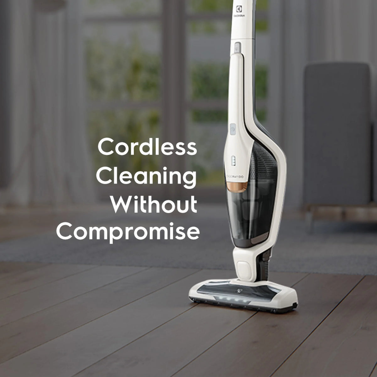 Electrolux Ergorapido Cordless 2-in-1 Vacuum with 180�� EasySteer Mobility