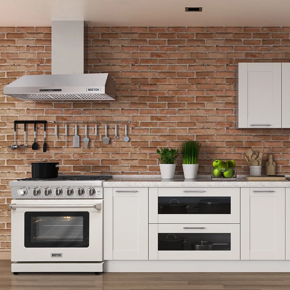 KOSTCH 48 inch Convertible 1000-CFM Stainless steel Wall-Mounted Range Hood