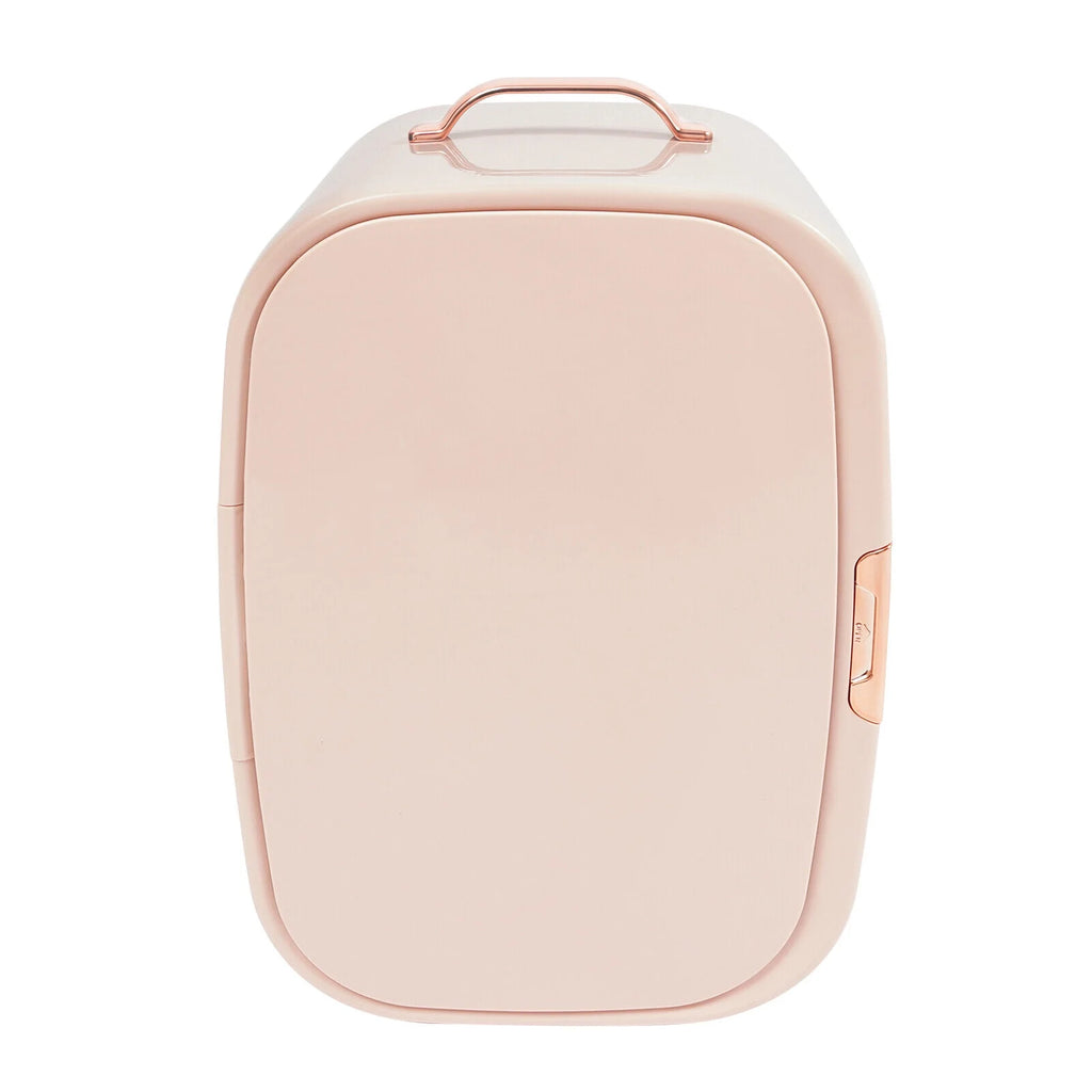 Mini Fridge, 12.68Qt Skincare Fridge, Portable Cooler and Warmer, Compact Refrigerator for Comestic Storage, Makeup, Lipstick, SkinCare, Bedroom, Office, Dorm (Pink)