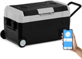 12 Volt Car Refrigerator, 37QT Portable Fridge Freezer(-4�H~68�H), Compressor Cooler 12/24V DC and 110~240 AC for Truck Van RV Camper SUV Travel Camping Road Trips