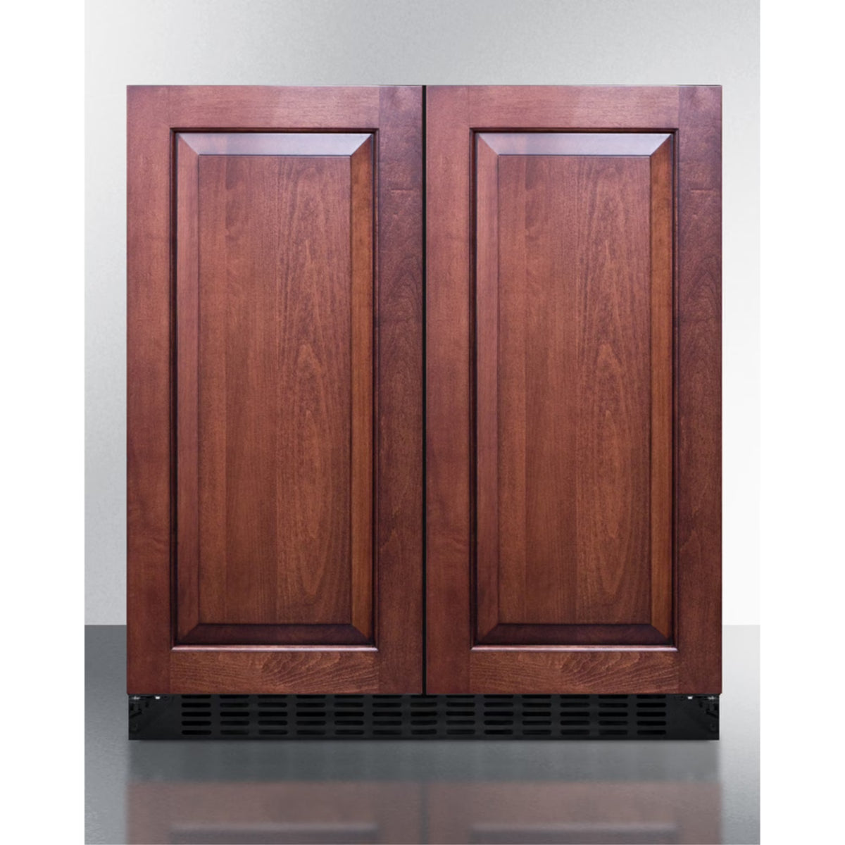 30 Inches wide undercounter frost-free side-by-side refrigerator-freezer with panel-ready doors