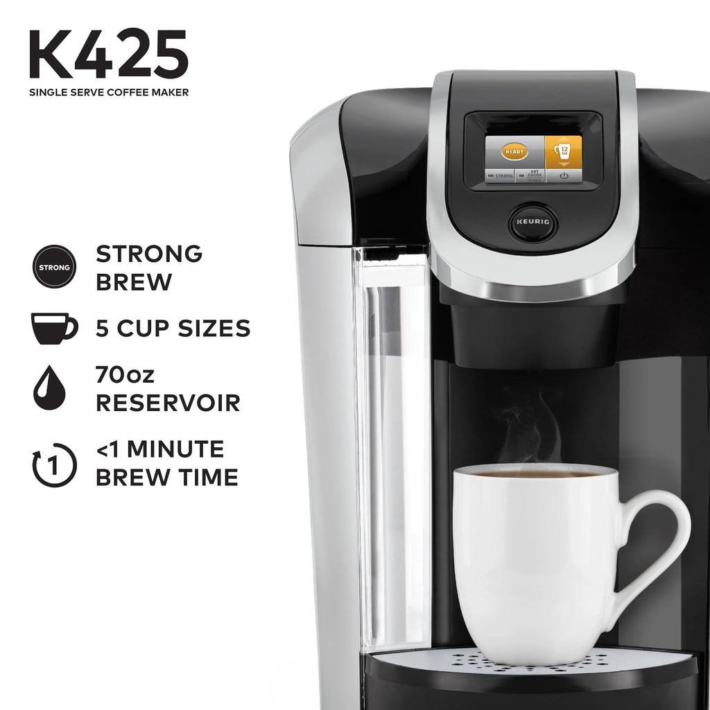 Keurig K425 Single Serve Coffee Brewer, Black