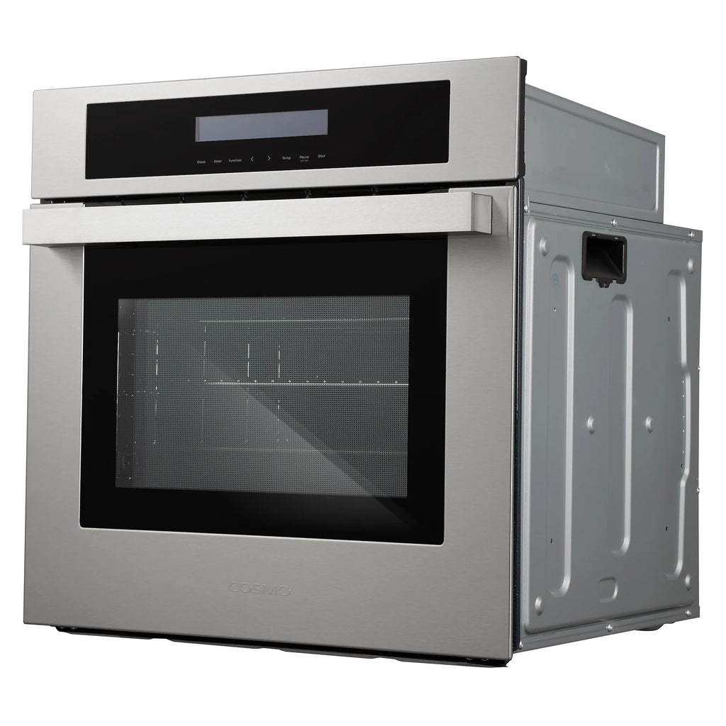 24 in. Single Electric Built-In Wall Oven with 2.5 cu. ft. Capacity, Turbo True European Convection in Stainless Steel
