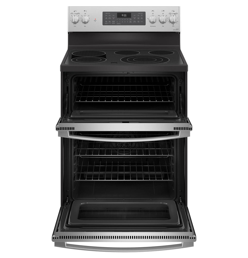 Ge Profile Pb965 30" 6.6 Cu. Ft. Free Standing Electric Double Oven Convection Range -