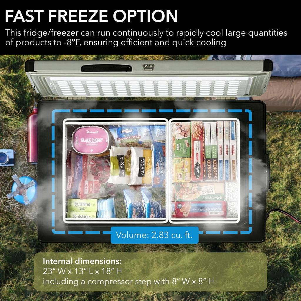 Whynter 85 Quart Portable Fridge-Freezer