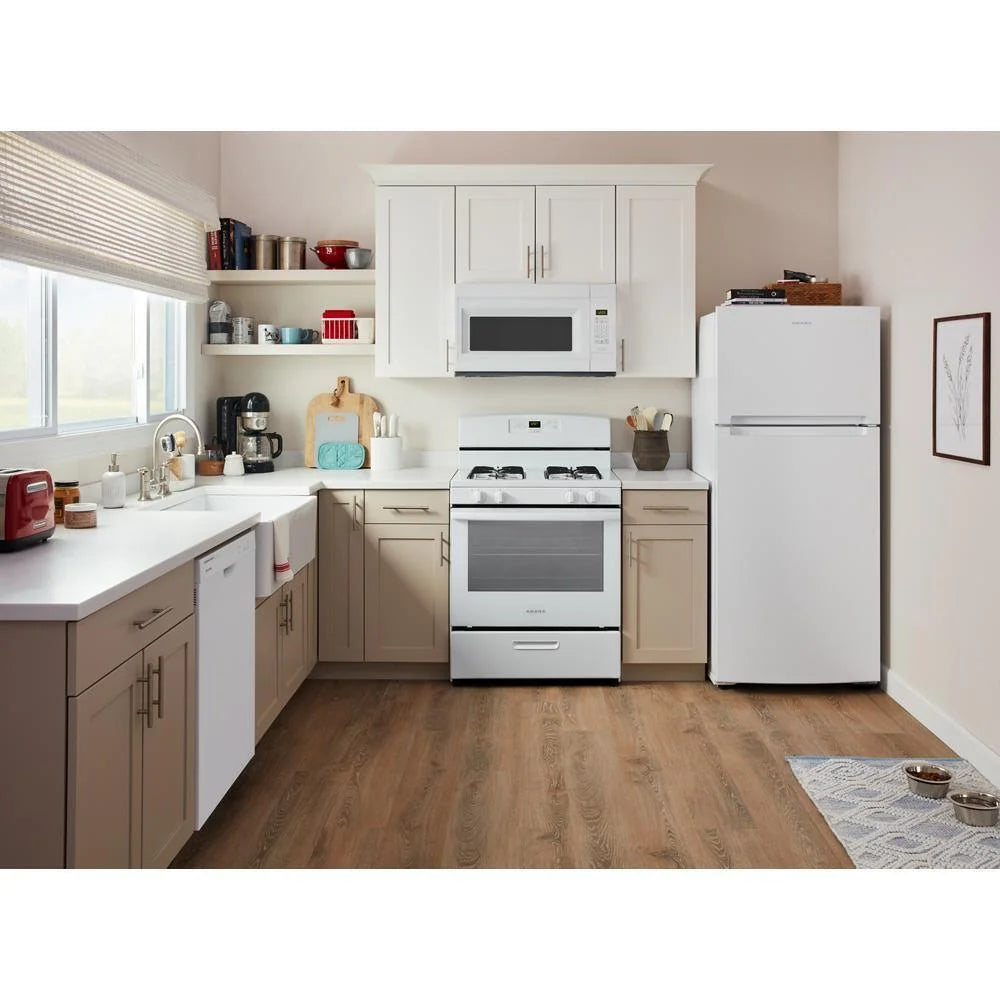 Brand New Amana® AER6303MFW - Freestanding 30" Electric Range - White - with Extra Large Oven Window 46" H x 27" D x 29" W