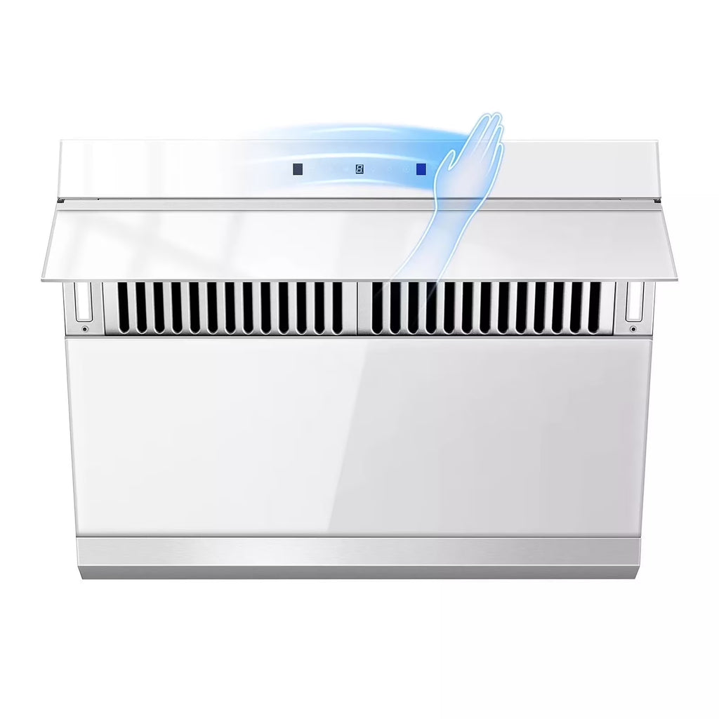Joeaonz 30-Inch Wall Mount Range Hood, Stainless Steel, 3-Speed Exhaust with Baffle Filter