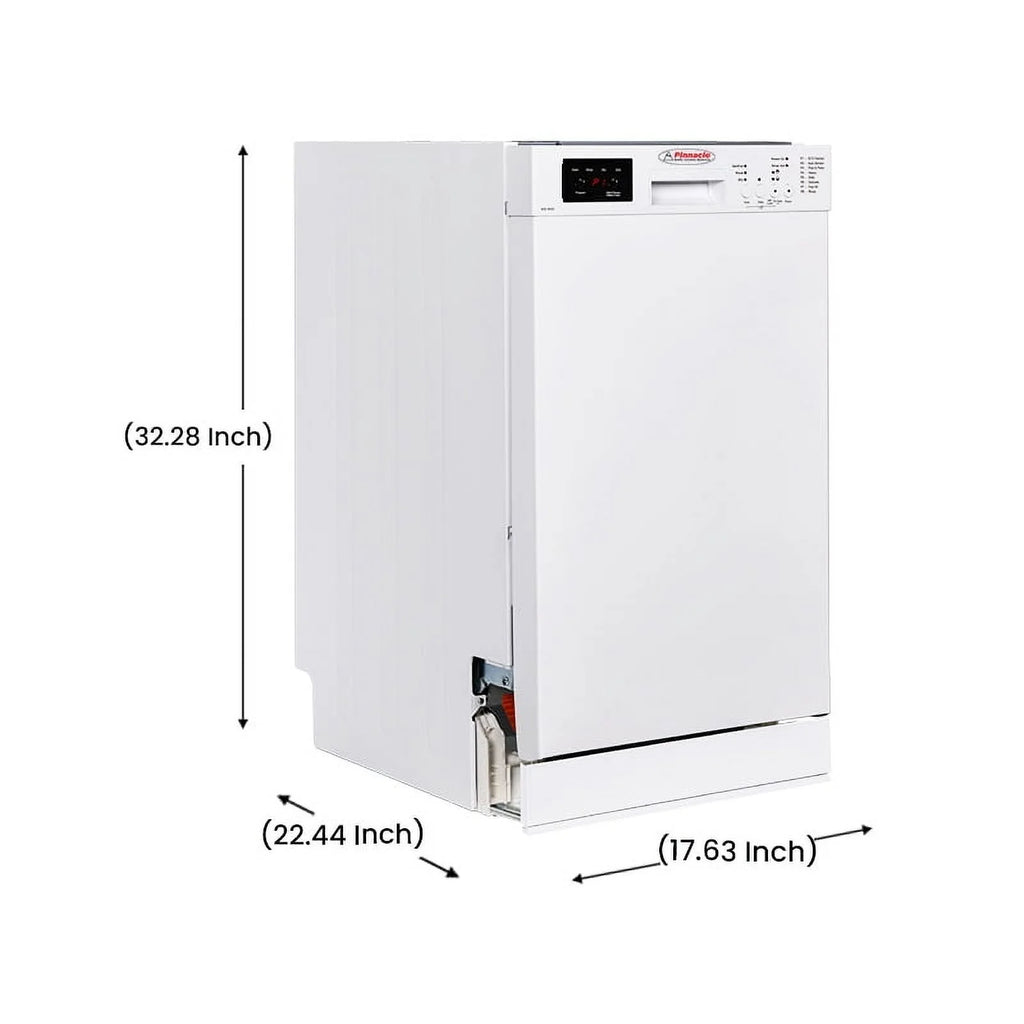 Equator 18"Dishwasher Europe ADA Builtin 10 Place Sani Delay 1/2 Load 51dB
