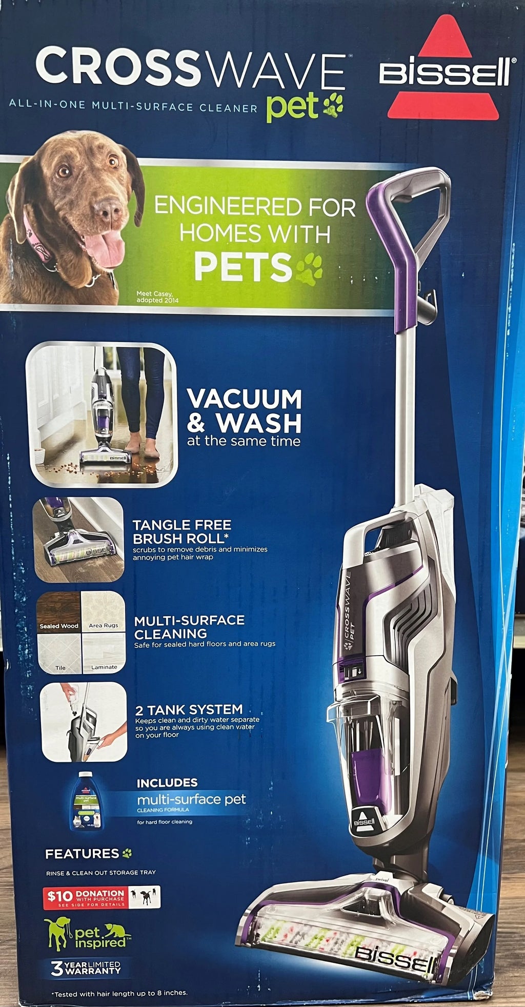 BISSELL CrossWave Turbo Pet Pro Multi-Surface Wet-Dry Vacuum 2328