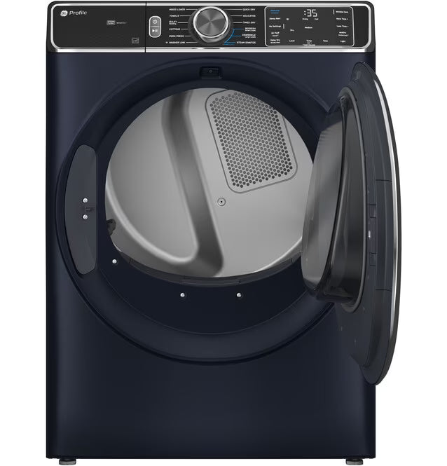 Ge Profile Pfd87gs 28" Wide 7.8 Cu. Ft. Energy Star Certified Gas Dryer - Blue