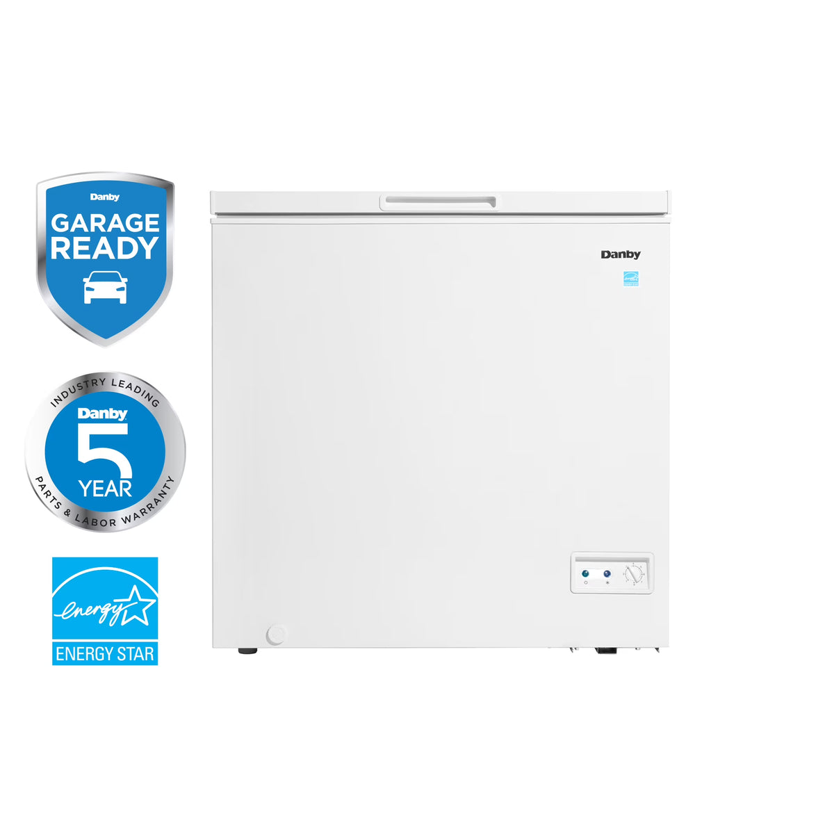 Danby Compact Chest Freezer,WH,50.6 lb Weight DCF035A5WDB