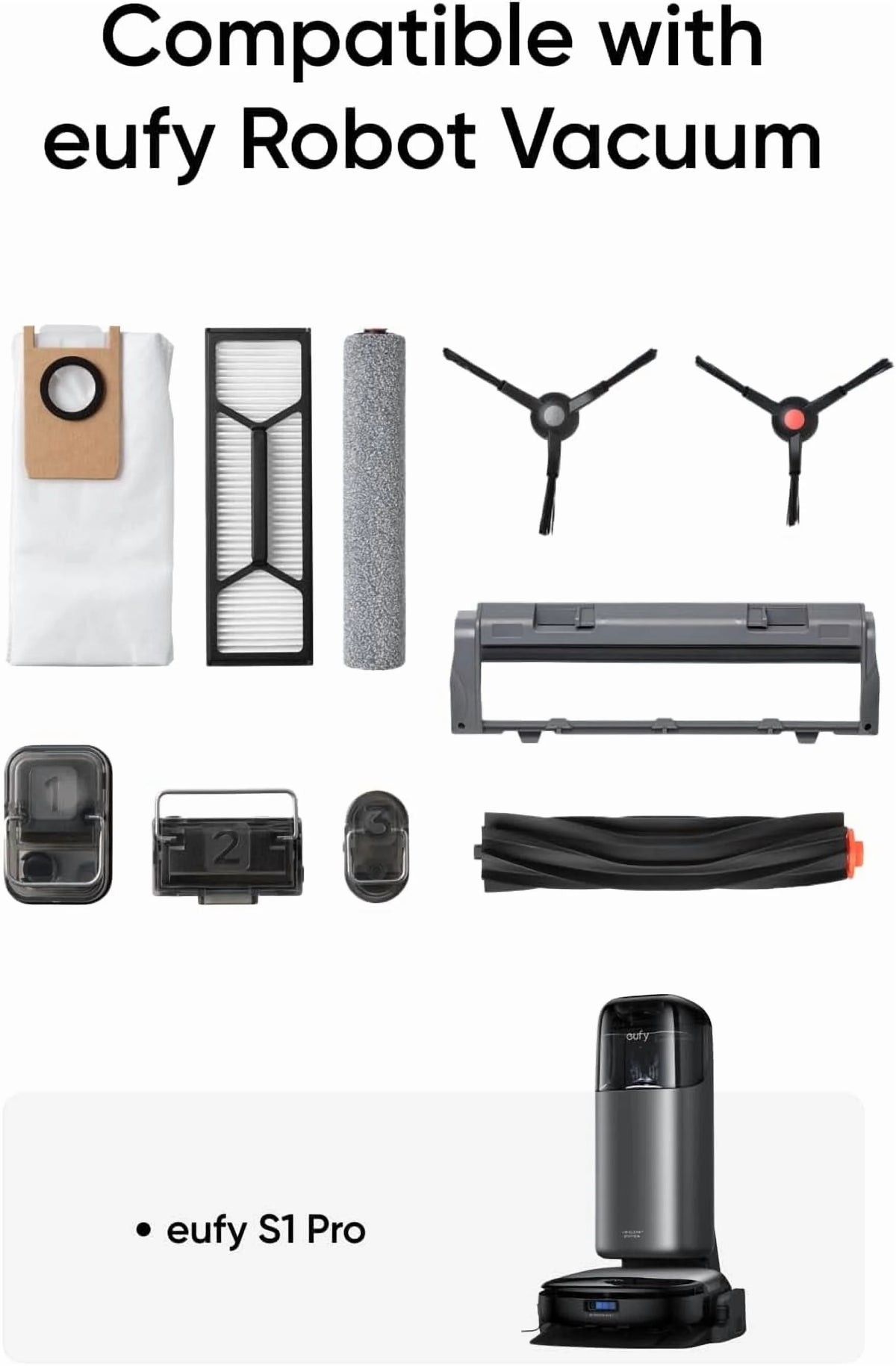 eufy S1 Pro Robot Vacuum Omni and S1 Pro Accessory Kit