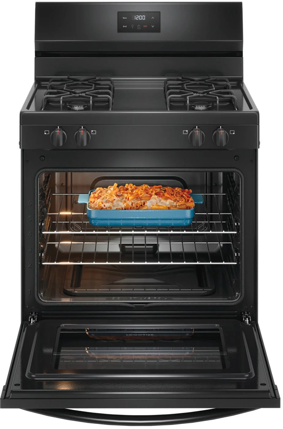 Frigidaire FCRG3051BB 30" Free Standing Gas Range, Black