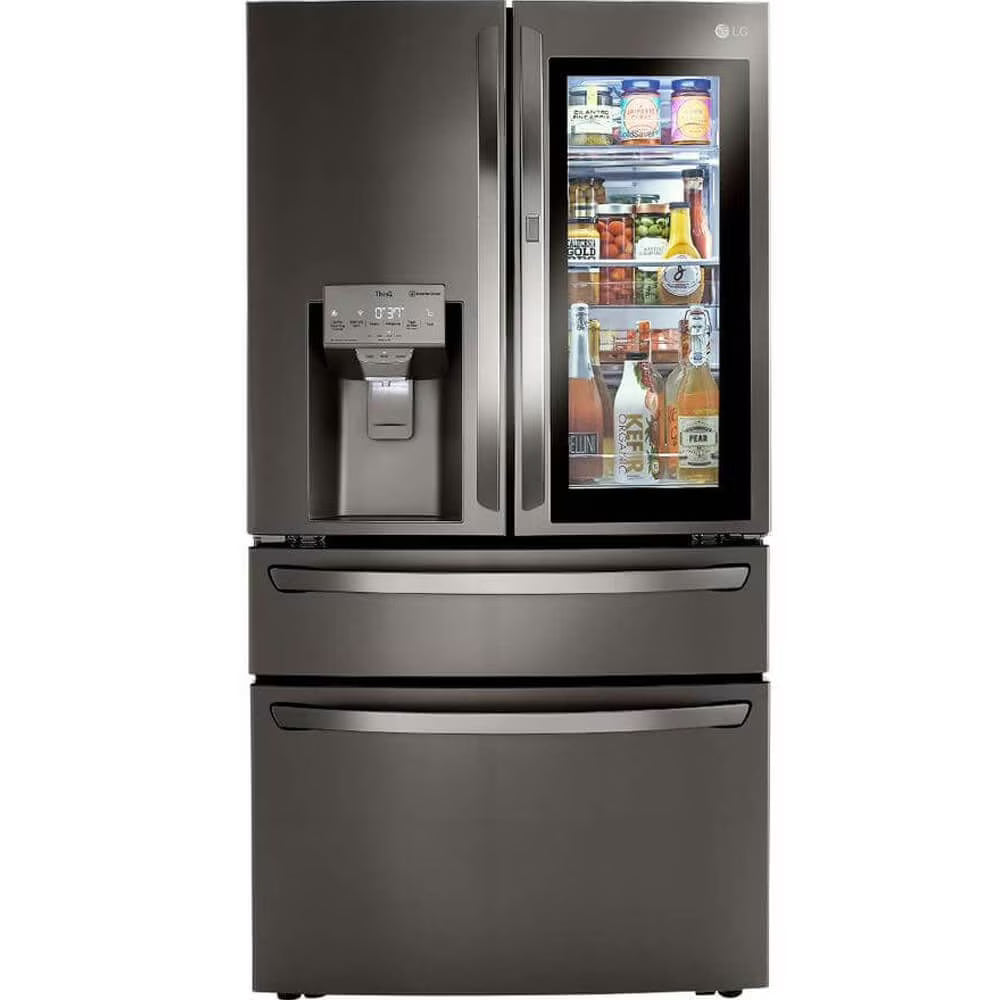 LG LRMVC2306D 23 Cu. Ft. Black Stainless French Door Smart Refrigerator