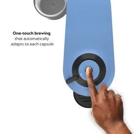 Nespresso Vertuo Pop+ Coffee and Espresso Maker by De'Longhi, Pacific Blue