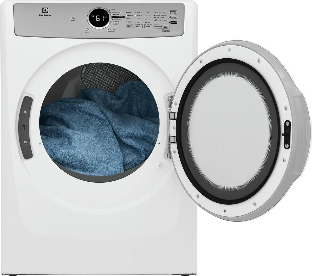 Frigidaire Dryer,Electric,8 cu ft.,White ELFE7337AW