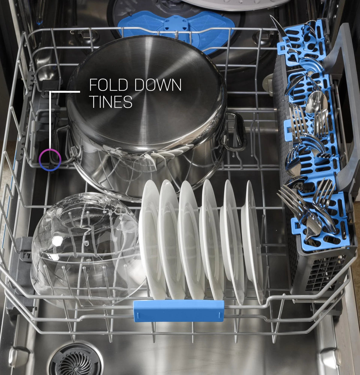 Ge Profile Pdp795s 24" Wide 16 Place Setting Built-In Fingerprint Resistant Top Control