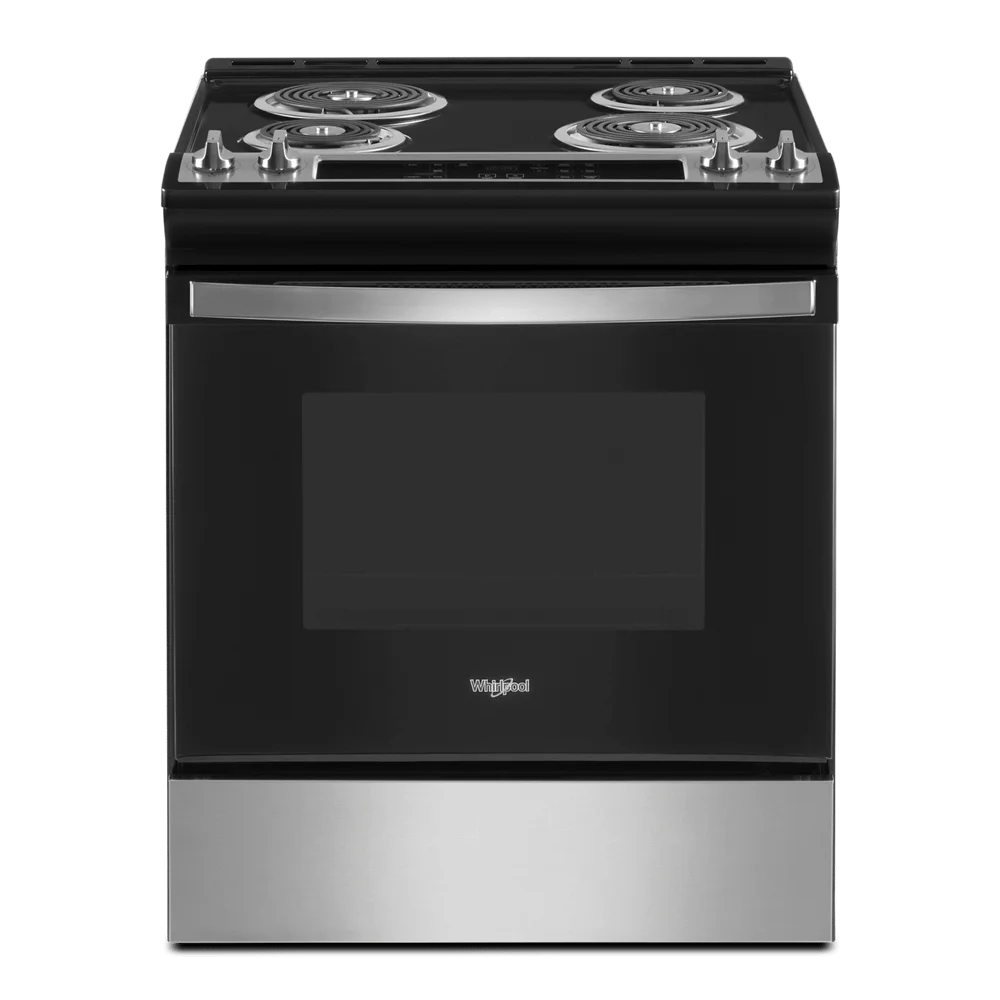 WHIRLPOOL WEC310S0LS slide in electric range
