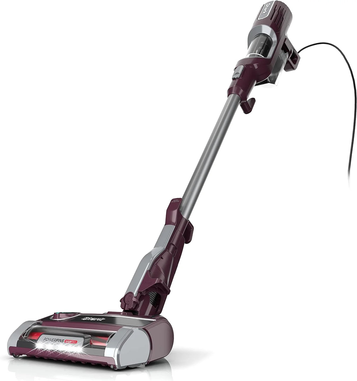 Restored Shark HZ702 Ultralight PetPro Corded Stick Vacuum with PowerFins HairPro Odor Neutralizer Technology, Pine Green, 0.37 L Capacity Self Cleaning Brushroll & Odor Neutralizer Technology (Refurbished)