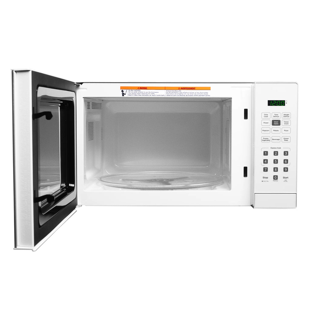 Danby 0.9 cu. ft. Countertop Microwave in White (DBMW0921BWW)