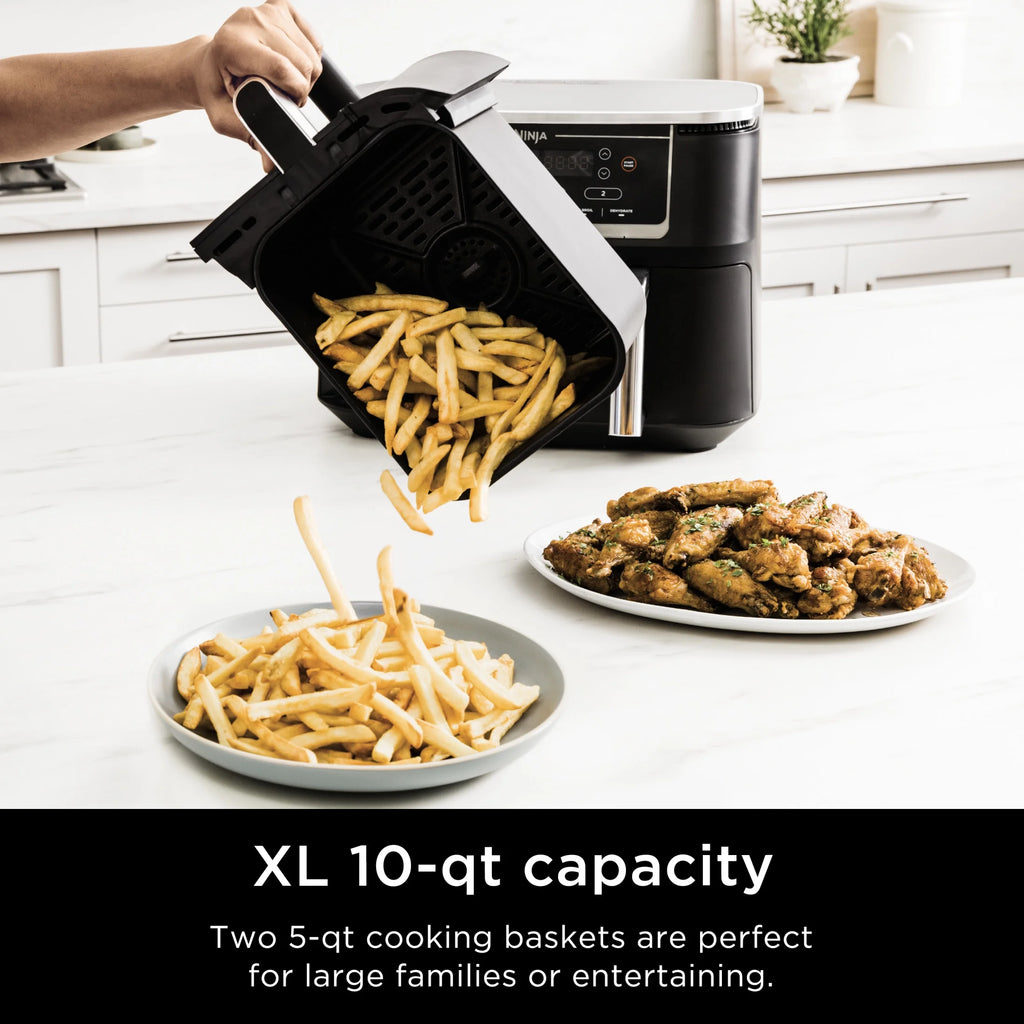 Ninja?? Foodi?? 6-in-1 Smart 10-qt. 2-Basket Air Fryer