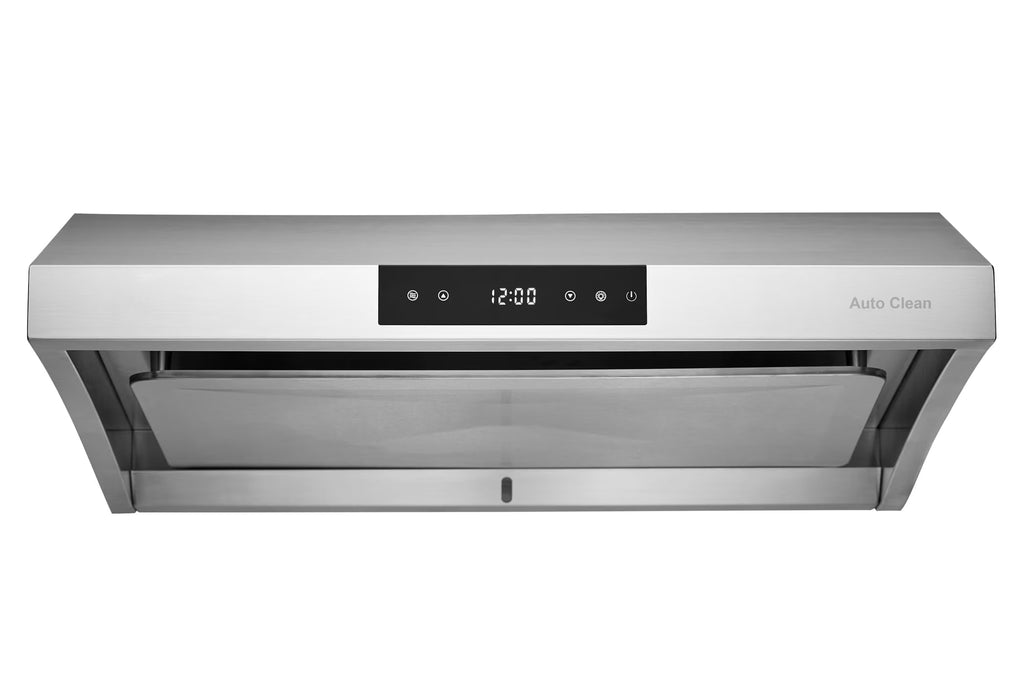Hauslane UC-PS38 30-inch Under Cabinet Range Hood, Stainless Steel, Professional Suction, Steam Auto Clean, Touch Panel