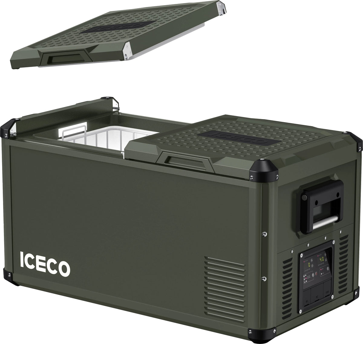 VL75 Pro Dual Zone 79QT Portable Cooler Olive