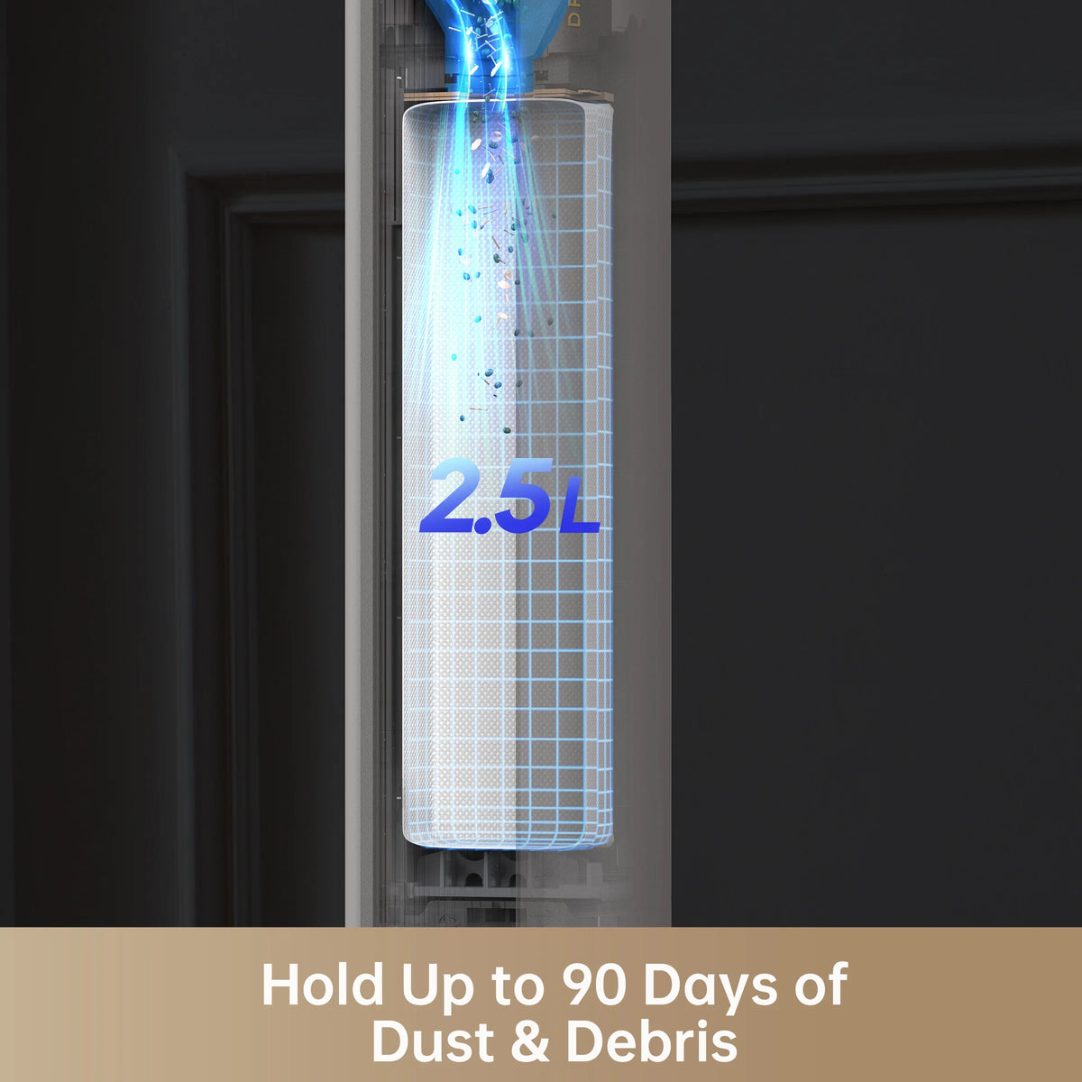 dreame U10 Cordless Stick Vacuum 100AW Suction Power 40-Minute Runtime LED Light