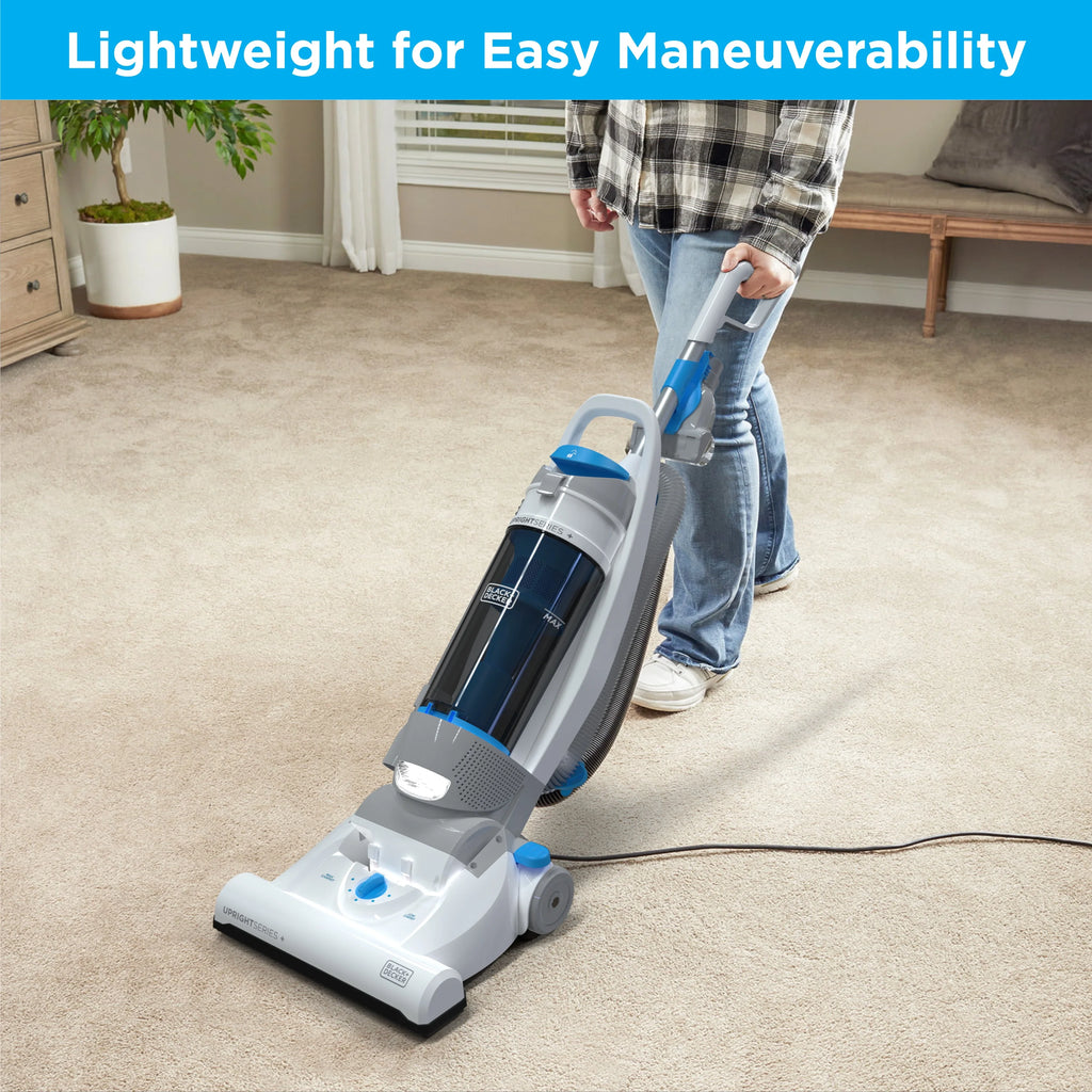 BLACK+DECKER Upright Vacuum Cleaner - Powerful Lightweight