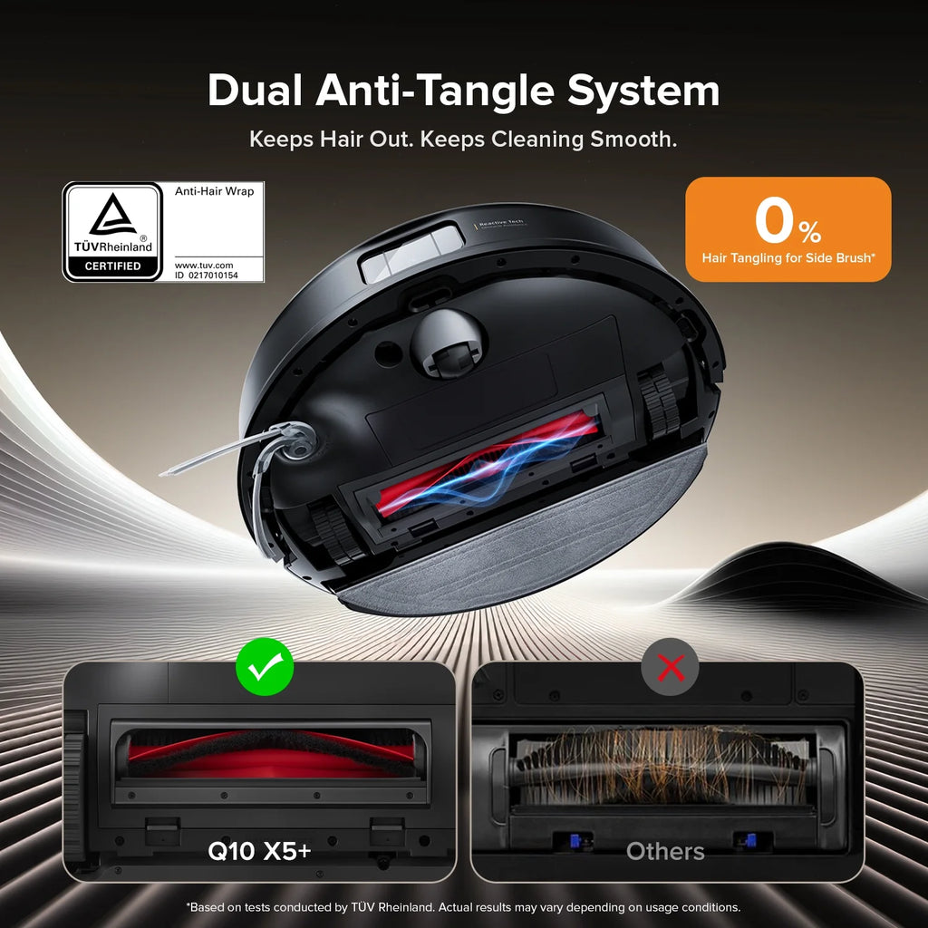 (Upgraded from Q5 Pro)Roborock Q10 X5 Robot Vacuum and Mop, Self-Emptying, Hands-Free Cleaning for up to 7 Weeks, 10,000Pa Suction, Obstacle Avoidance, LiDAR Navigation, No-Go Zones