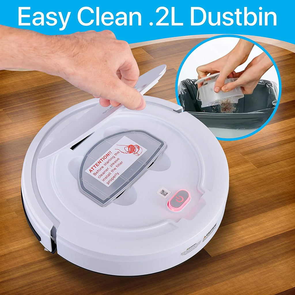 Pure Clean PUCRC25PLUS - Pure Clean Smart Vacuum Cleaner - Automatic Robot Cleaning Vacuum