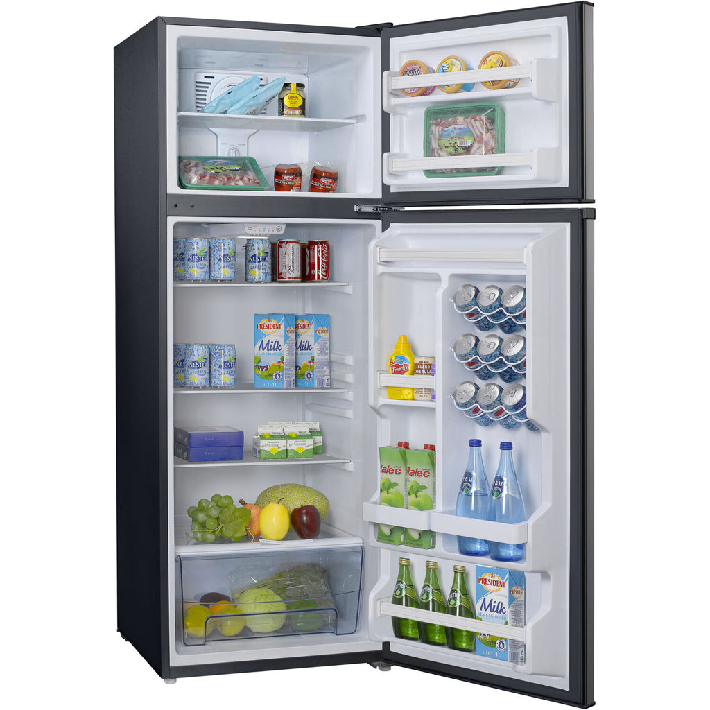 Galanz 12 Cu Ft Top Freezer Refrigerator, Frost Free, Stainless Look