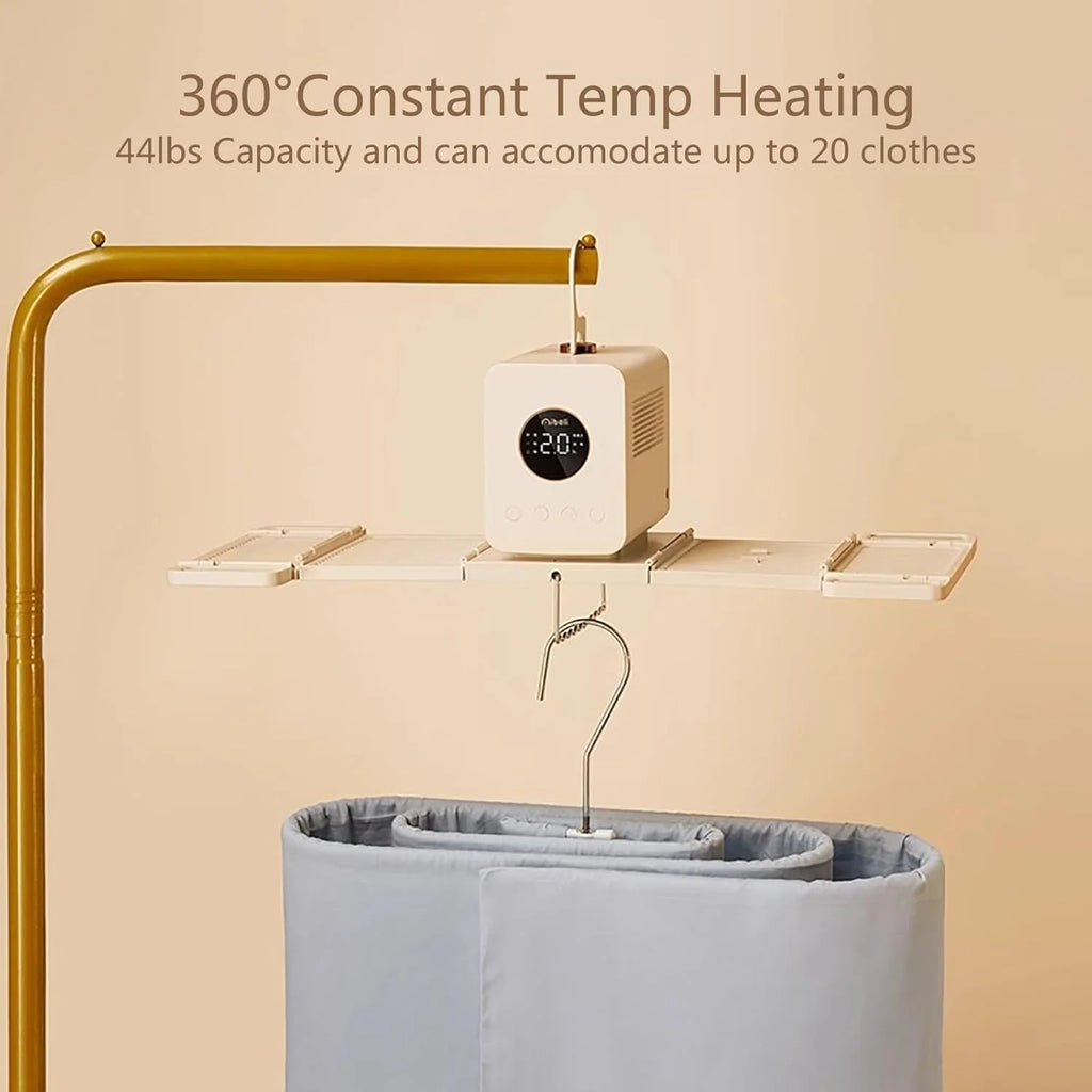 One ColorPortable Clothes Dryer with 15 Mins Quick Drying, Small/Compact Dryer Machine, Clothes Dryer Electric for Apartments Travel Dorm RVs