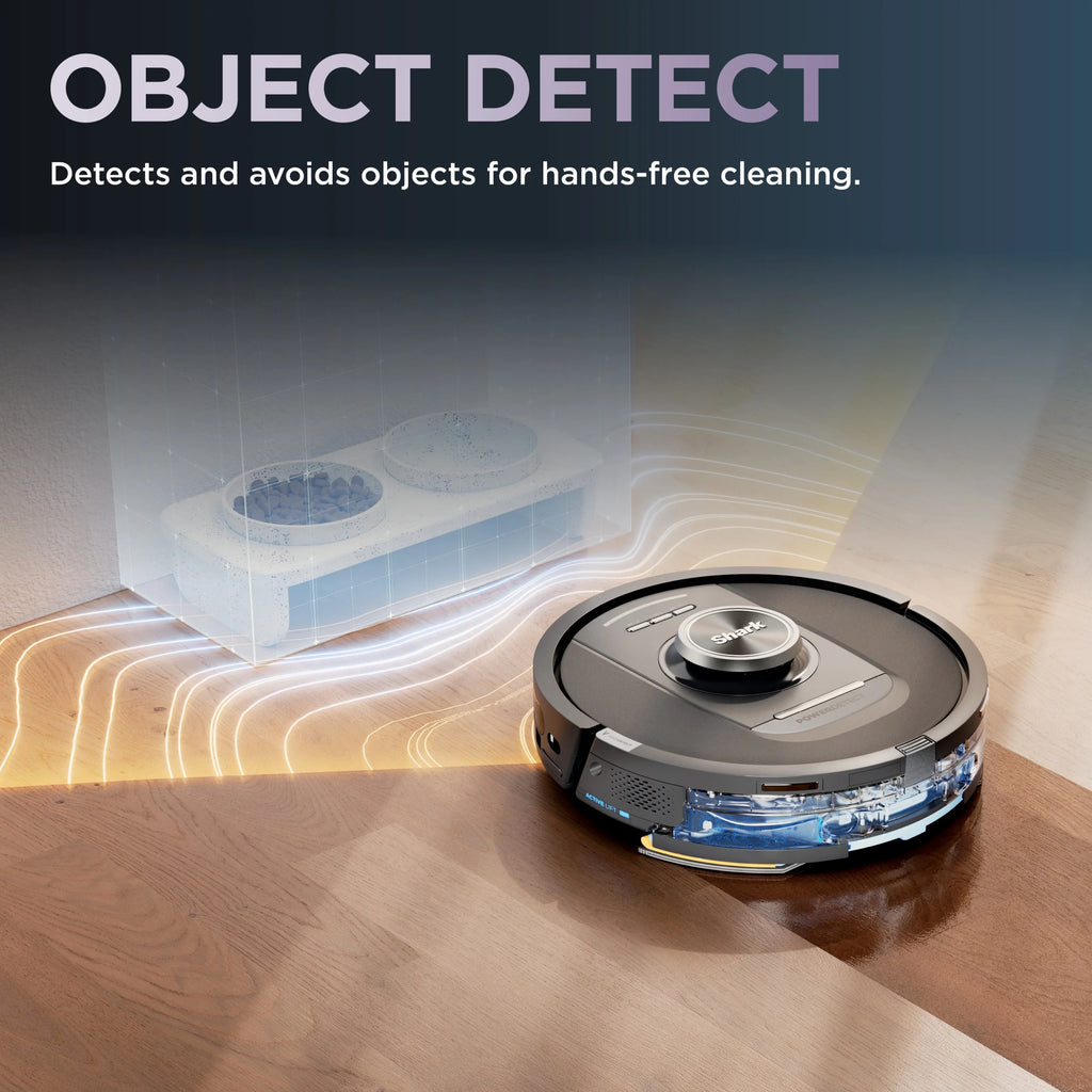 Shark PowerDetect? NeverTouch? Robot Vacuum and Mop, Self-Empty & Self-Refill, Bagless, 60-Day Debris Capacity HEPA Base, 30-Day Capacity Refill Tank, Pad Dry, RV2820YE