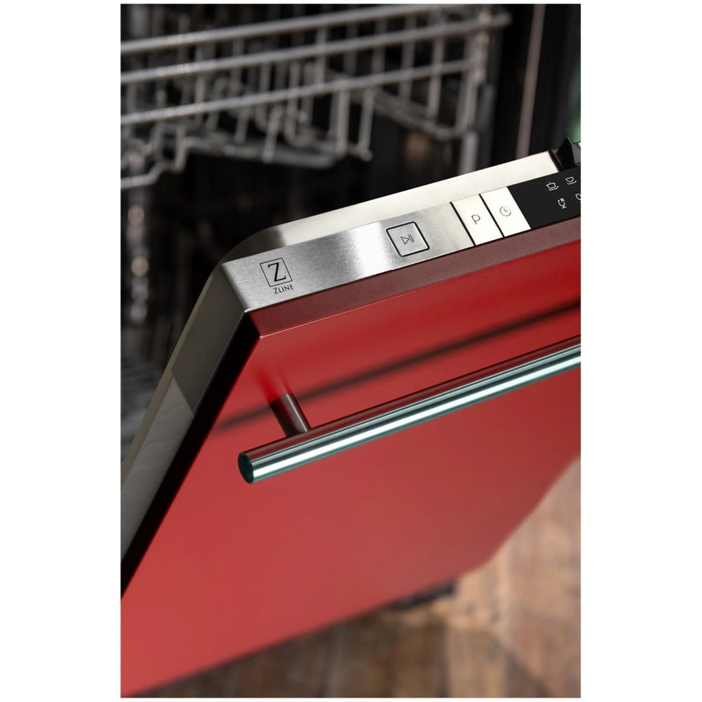ZLINE 24 in. Top Control Dishwasher with Stainless Steel Tub and Modern Style Handle, 52dBa (DW-24)