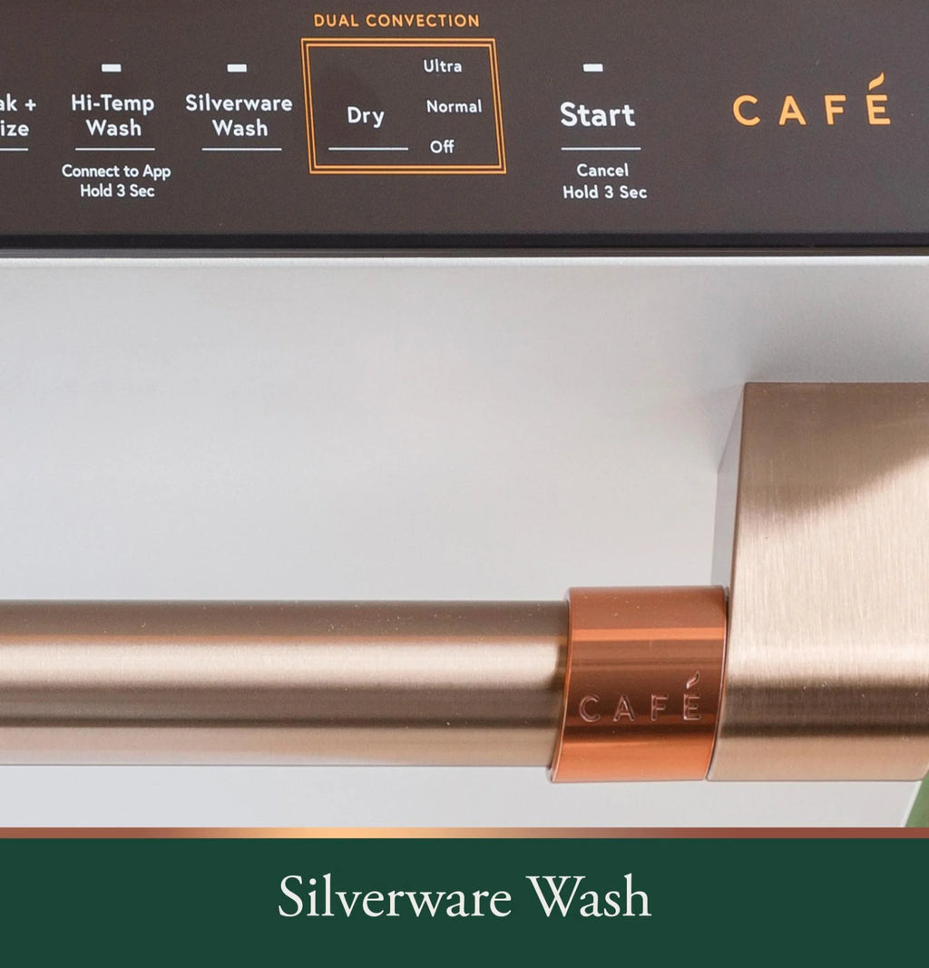 Cafe Cdp888mv 24" Wide 16 Place Setting Built-In Top Control Dishwasher - Platinum Glass