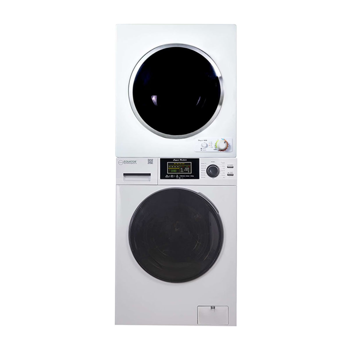 Equator 110V 1.6 cf Washer w/ Pet Cycle & 110V 3.5cf Compact Short Dryer