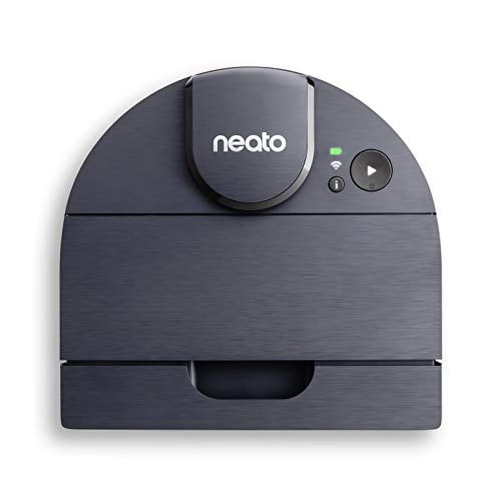 Neato D8 Intelligent Robot Vacuum Cleaner LaserSmart Nav, Smart Mapping, No-Go Zones, WiFi Connected, 100-min runtime, Powerful Suction, Turbo Clean, Edges, Corners & Pet Hair, XXL Dustbin, Alexa