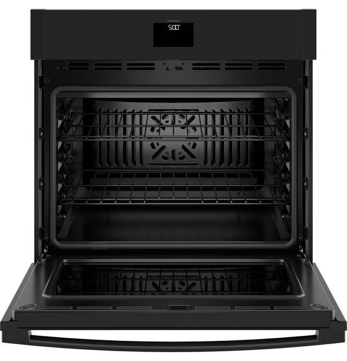 GE 30" Smart Built-In Self-Clean Convection Single Wall Oven-Black On Black JTS5000DVBB