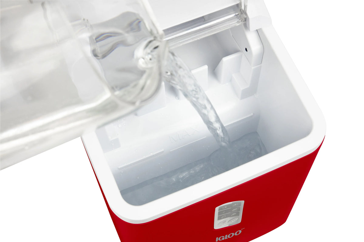 Igloo Automatic Ice Machine Self Cleaning Countertop Ice Maker for Water Bottle & Drinks, Aqua