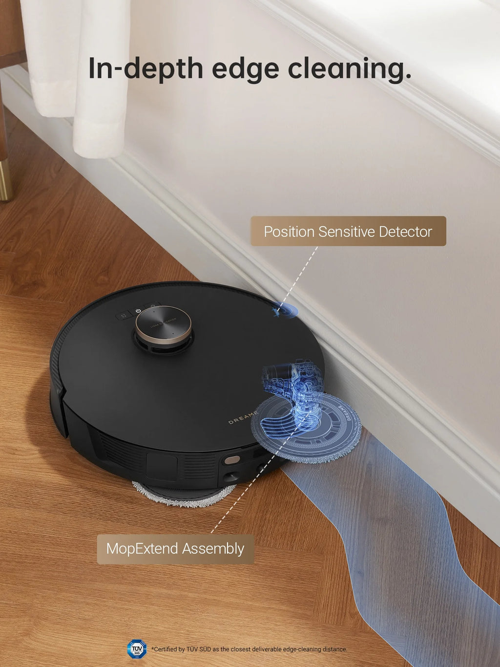 Dreame X30 Ultra Robot Vacuum, 8300Pa Suction, Self Cleaning with 140��F Water, Liftable Mop