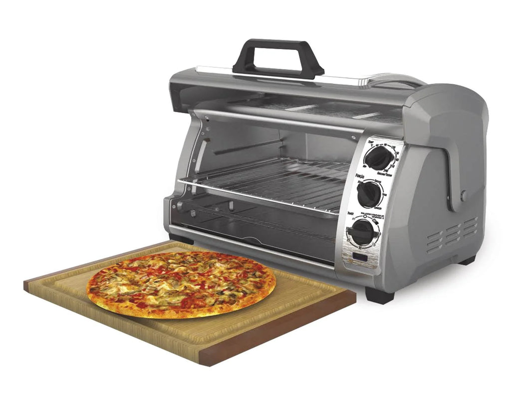 Hamilton Beach Easy Reach 1500 W 6-Slice Black Toaster Oven